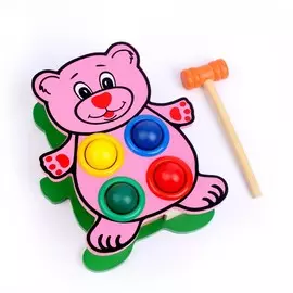 Деревянная игрушка-стучалка