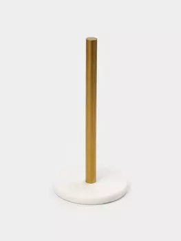 Держатель для бумажных полотенец magistro marble, 1532 см, мрамор, белый