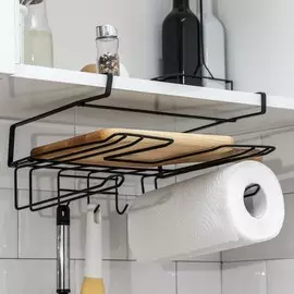 Держатель для кухонных принадлежностей подвесной доляна, 28.525.516 см, черный