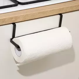 Держатель для полотенец доляна, на дверцу, черный