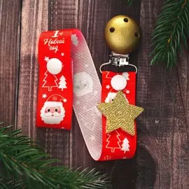 Держатель для пустышки с лентой