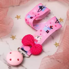 Держатель для пустышки с лентой