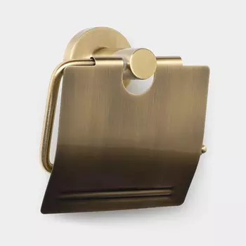 Держатель для туалетной бумаги с крышкой штольц stlz bacic, серия bronze