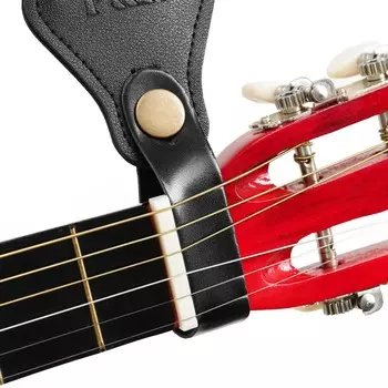 Держатель ремня на гриф music life, 20 х 1,5 см, черный