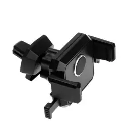 Держатель телефона в дефлектор cartage, раздвижной 6.5-9 см, черный