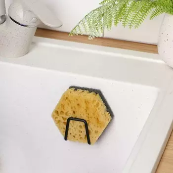 Держатель универсальный на липучке доляна, цвет черный