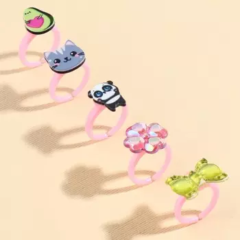 Детские кольца в наборе