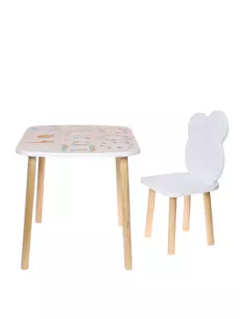 Детский набор мебели из дерева