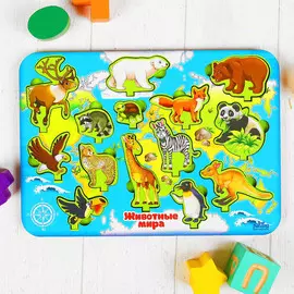 Дидактические игры и материалы. рамка-вкладыш развивающая 3д