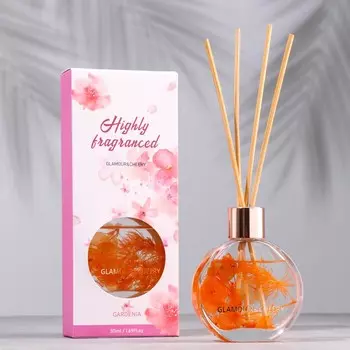 Диффузор ароматический с наполнением natural, 50 мл, гардения