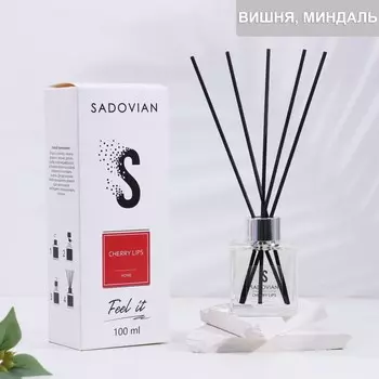 Диффузор sadovian ароматический , 100 мл, cherry lips (вишня, миндаль)