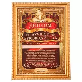 Диплом в рамке