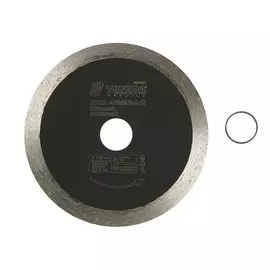 Диск алмазный отрезной тундра профи, для реза плитки, сплошной, мокрый рез, 1251.422 мм