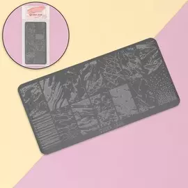 Пластина для стемпинга металлическая