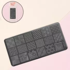 Диск для стемпинга металлический, 6 × 12 см