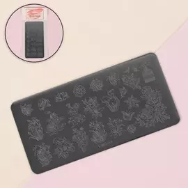 Диск для стемпинга металлический, 6 × 12 см