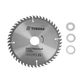 Диск пильный по дереву тундра, точный рез, 19032 мм (кольца на 22.20,16), 48 зубьев