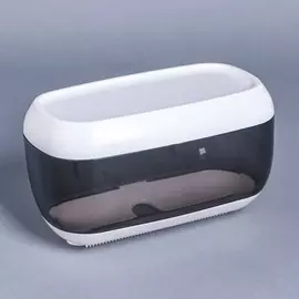 Диспенсер бумажных полотенец в листах, 23×13×14 см, пластик, цвет коричневый