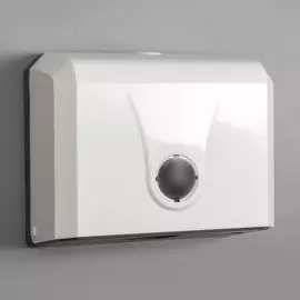 Диспенсер бумажных полотенец в листах, цвет белый