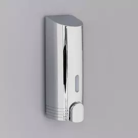 Диспенсер для антисептика или жидкого мыла, механический, 350 мл, металл, цвет хром