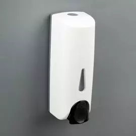 Диспенсер для жидкого мыла savanna, механический, 370 мл, белый