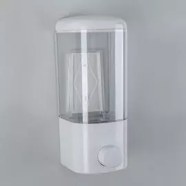 Диспенсер для жидкого мыла savanna, механический, 500 мл, белый