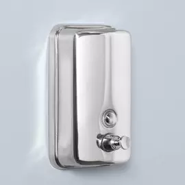 Диспенсер для антисептика/жидкого мыла механический, 650 мл, нержавеющая сталь