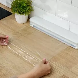 Диспенсер для пищевой пленки доляна, 37.36.55.3 см, пластик, белый