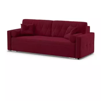 Диван-кровать Милфорд бордовый
