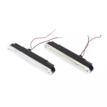 Дневные ходовые огни, 12 в, 24 вт, 1 led, 6500 к, провод 80 см, набор 2 шт