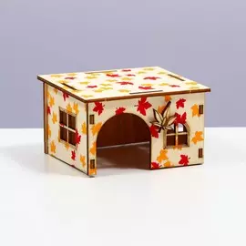 Домик для грызунов, 98.25.3 см, фанера
