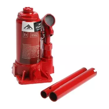 Домкрат бутылочный гидравлический лом, подъем/подхват 278/148 мм, 2 т