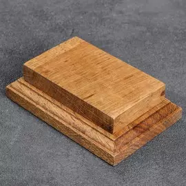 Доска для фудфото, для подачи, 12×8 см, массив дуба