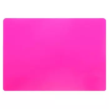 Доска для лепки neon прямоугольная a4 пластик 1мм цв.розовый (10/250)