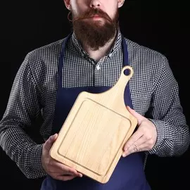 Доска разделочная с ручкой