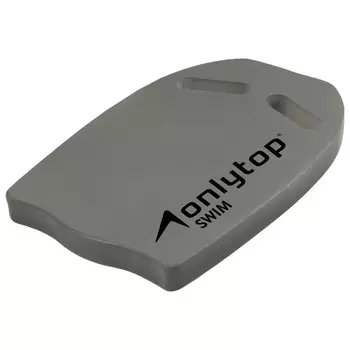 Доска для плавания onlytop, 44х28х3,3 см, цвет серый