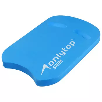 Доска для плавания onlytop, 44х28х3,3 см, цвет голубой