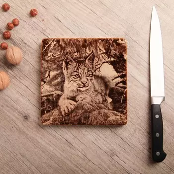 Доска разделочная из массива кедра