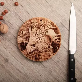 Доска разделочная из массива кедра