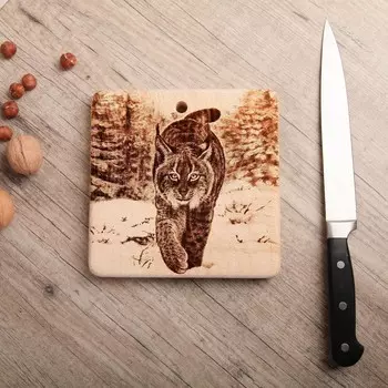 Доска разделочная из массива кедра