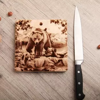 Доска разделочная из массива кедра