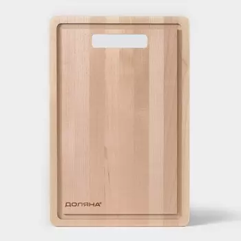 Доска разделочная с желобом доляна