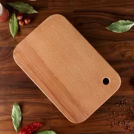 Доска разделочная, 30х20х1,5 см, массив бука