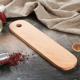 Доска разделочная, 40х10х1 см, цельный массив бука