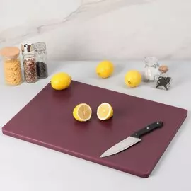 Доска профессиональная разделочная hanna knvell, 50351.8 см, бордовая