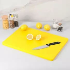 Доска профессиональная разделочная hanna knvell, 50351.8 см, желтая