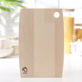 Доска разделочная доляна, 30×20×1,6 см, берёза