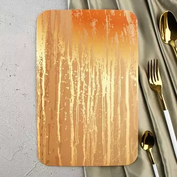 Доска разделочная abstract gold, 30 х 20 см