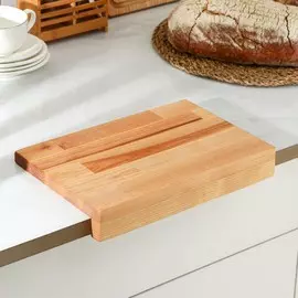 Доска разделочная деревянная с упором adelica