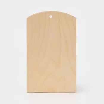 Доска разделочная деревянная с отверстием доляна, 25150,6 см, фанера